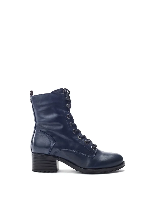Moda In Pelle Bezzy Leather Ankle Boots Blue in Blue from Fenwick, photo 1 of 1