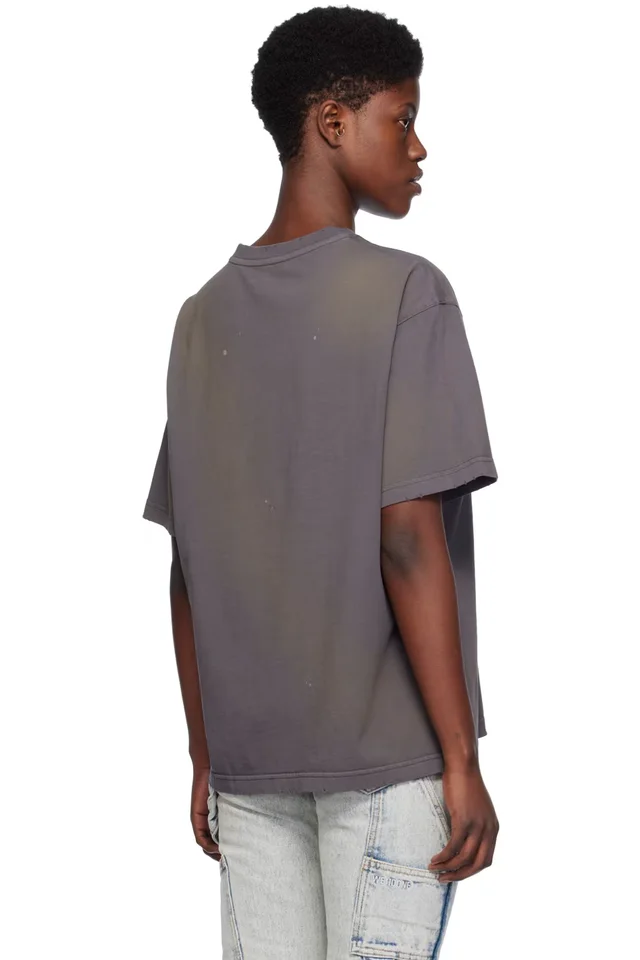 We11done Gray Printed T-Shirt, photo 3 of 4 from SSENSE