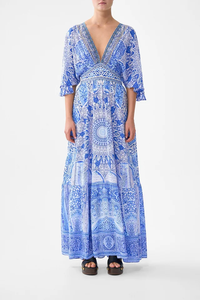 Camilla eBoutique WAISTED DRESS WITH HEM RUFFLE THE BOSPHOROUS from CAMILLA, photo 1 of 1
