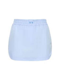 The Attico Wrap skirt with belt in 100% Cotton, image 1 of 1 from LUISAVIAROMA