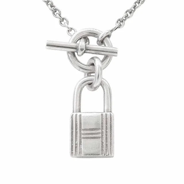 Hermès SV925 Cadena Necklace Silver in Silver from VINTAGE QOO TOKYO