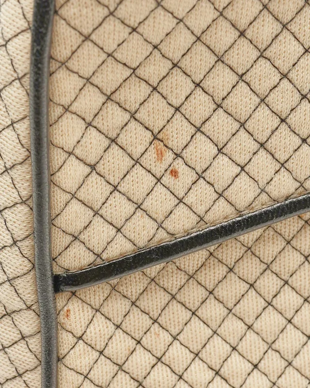 Chanel 72 Series Quilted Fabric Tote Shoulder Bag in Leather from A Retro Tale, photo 8 of 11