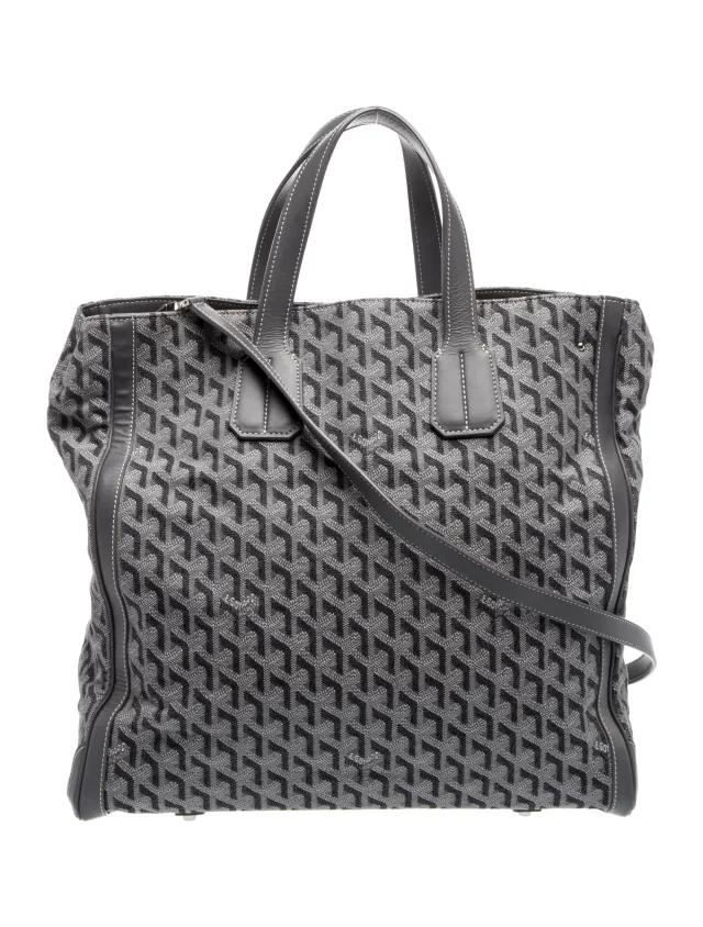 Goyard Goyardine Voltaire MM in gray Canvas from The RealReal