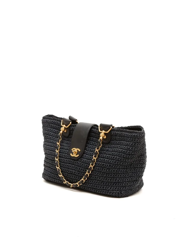 Chanel Raffia Tote Bag in Raffia from A Retro Tale, photo 2 of 9