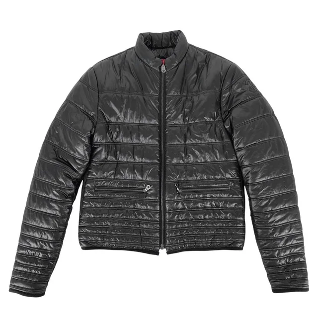 Chanel Jacket Reversible Down Color Quilted CC Logo 36 Black Pink Gunmetal in Black from The Reluxe