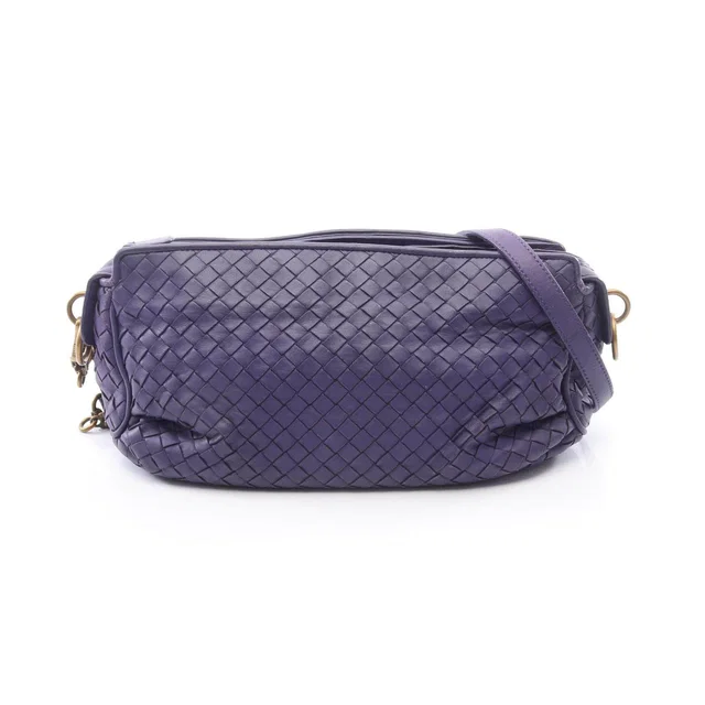 Bottega Veneta Intrecciato Leather Shoulder Bag in Woven leather from LuxUness