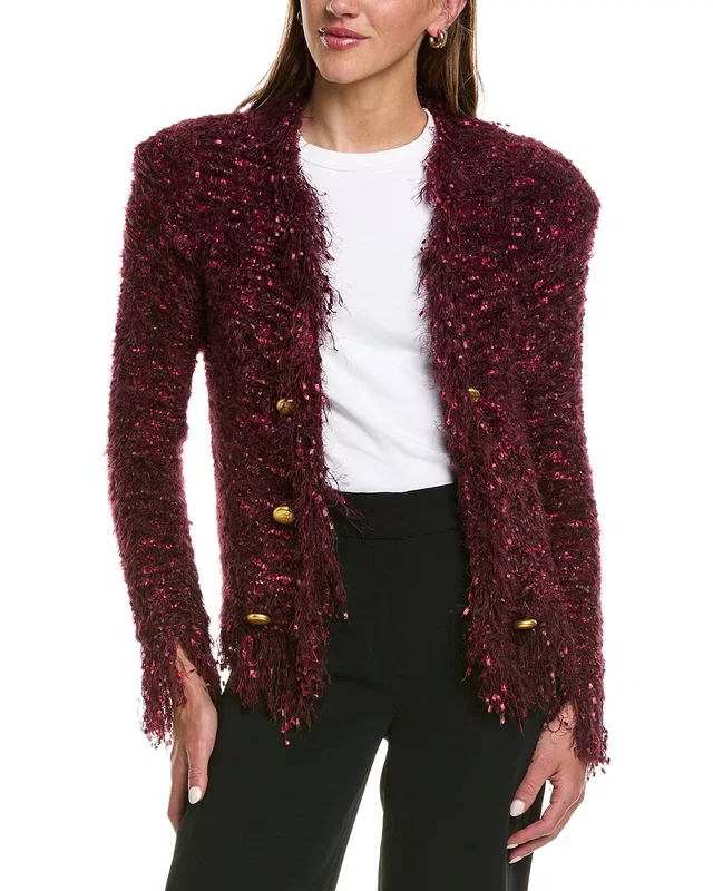 L’AGENCE Azure Cardigan Blazer, image 1 of 1 from Rue La La