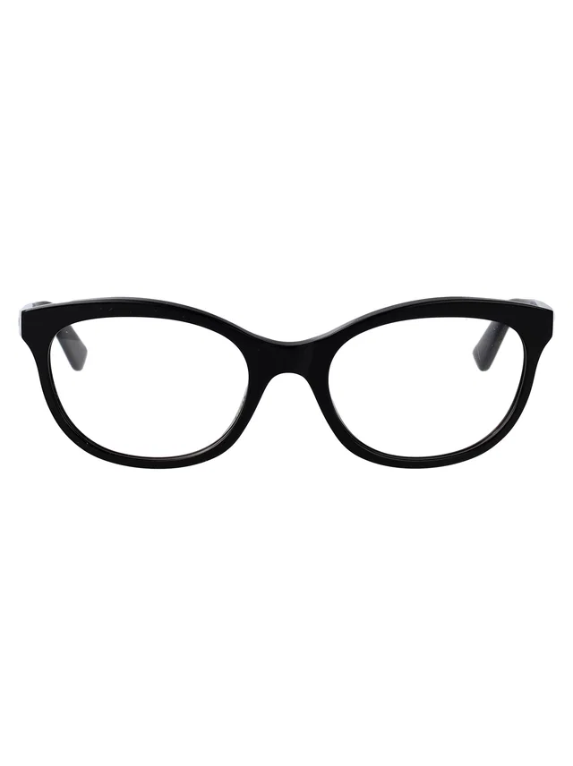 Alexander McQueen Am0569o Black Acetate Cat-Eye Sunglasses in Black from HEWI