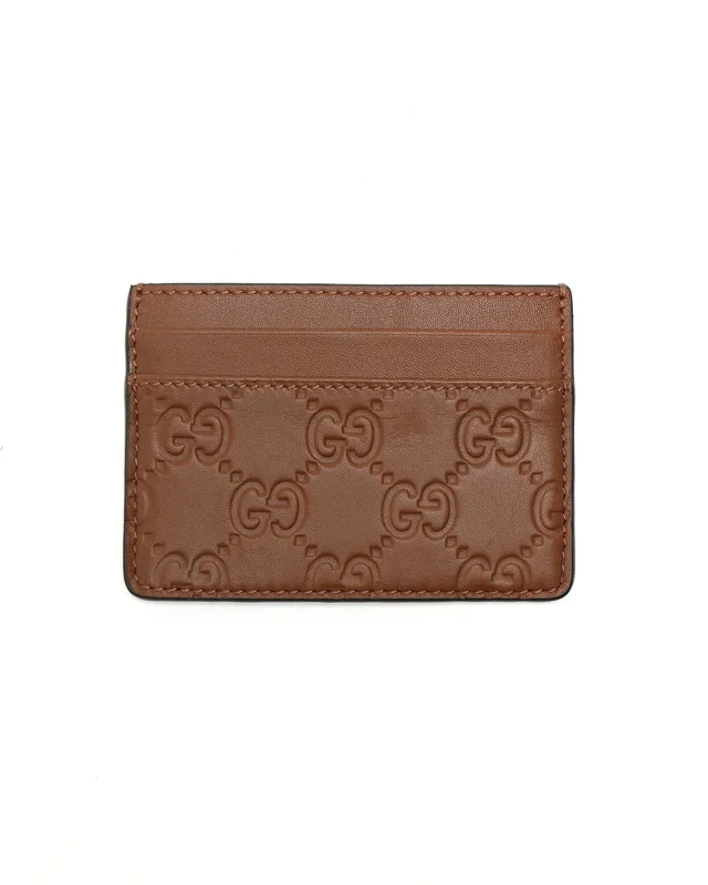 Gucci Guccissima Card Holder in Leather from A Retro Tale, photo 2 of 2