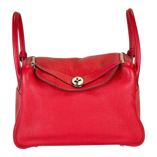 Hermès Lindy 30cm Q5 Rouge TC in Red from Luxury Promise