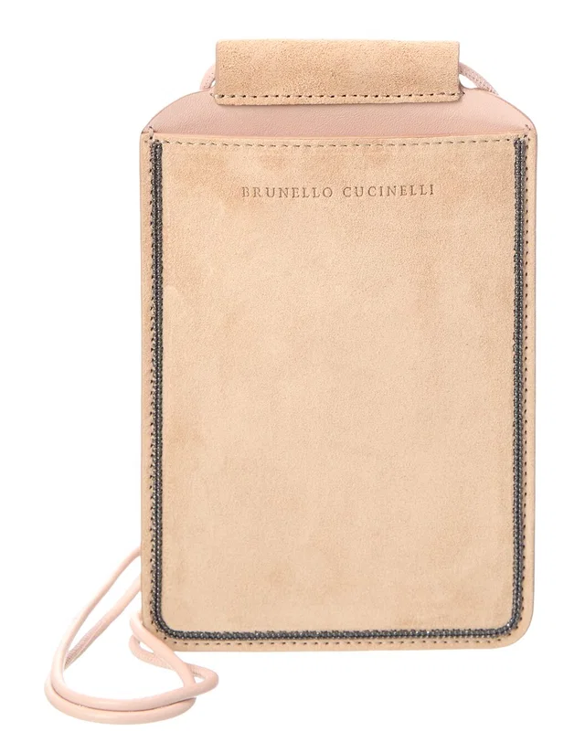 Brunello Cucinelli Suede Pouch, image 1 of 1 from Gilt