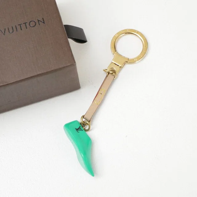 Louis Vuitton Charm Pumps Key Ring Heels in Leather from The Reluxe