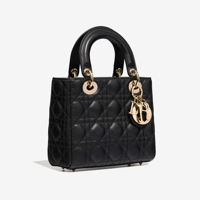 Dior Lady Small Lamb Black in Black Lambskin from SACLÀB, photo 5 of 9