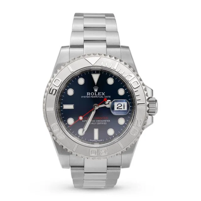 Rolex Yacht-Master Automatic Chronometer Blue Dial Mens Watch 116622 BLSO in silver|blue|gray from Jomashop.com
