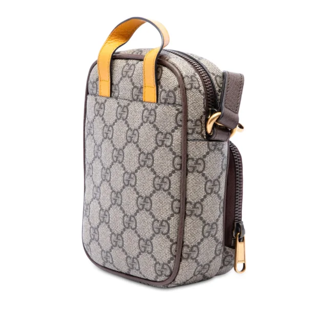 Gucci Mini GG Supreme Neo Vintage Satchel in Beige Coated canvas from Designer Revival, photo 2 of 2
