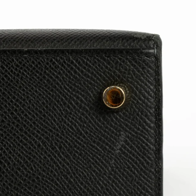 Hermès Kelly 25 Black Epsom GHW in Black Epsom leather from Labellov, photo 6 of 6
