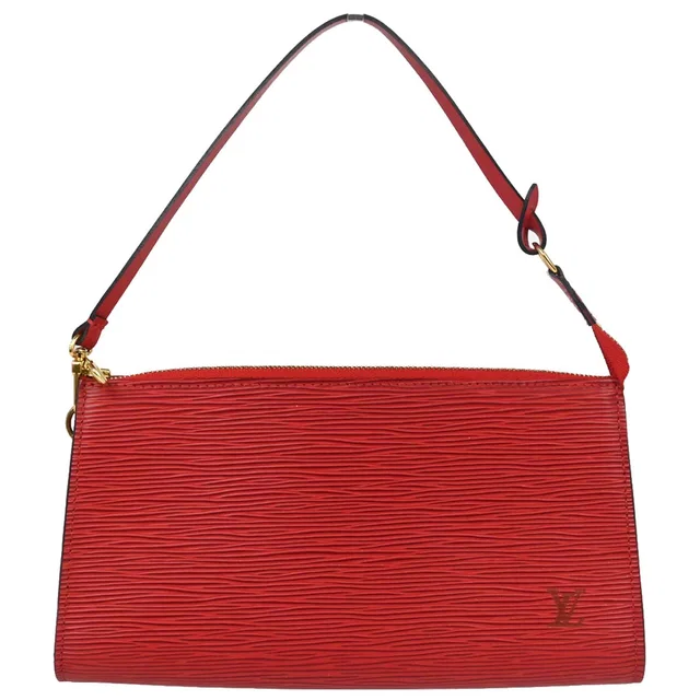 Louis Vuitton Red Epi Pochette Accessoires 24 Handbag M52957 in Red Leather from AMORE Vintage Tokyo