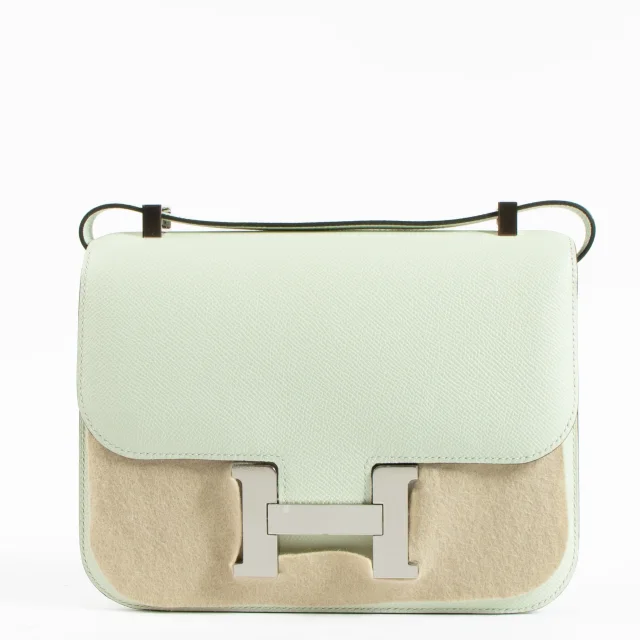 Hermès Constance 24 Vert Fizz Epsom PHW in Green Epsom leather from Labellov, photo 9 of 14