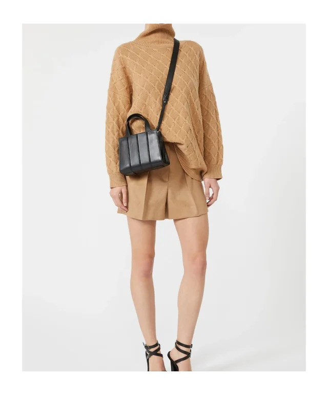 Max Mara Oversized diamond wool and cashmere sweater - Camel, photo 2 of 4 from SENSER
