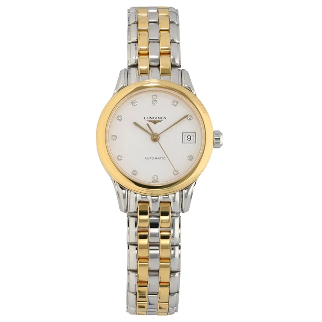 Longines Flagship L4.274.3 26mm Bi-Colour Watch from H&T