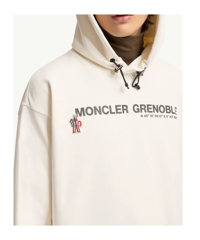 Moncler Coordinates Logo Cotton Hoodie, photo 5 of 6 from SENSER