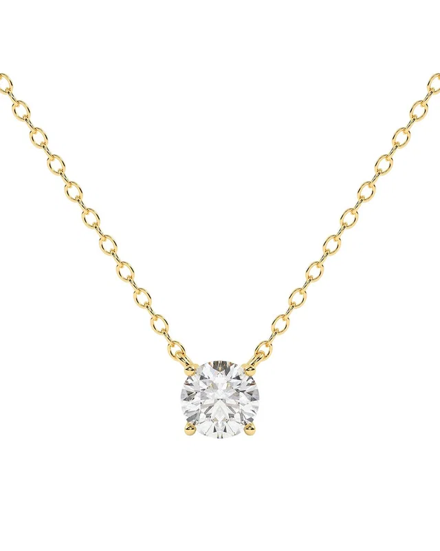 Lab Grown Diamonds 14K 5.00 ct. tw. Lab-Grown Diamond Necklace, image 1 of 1 from Rue La La