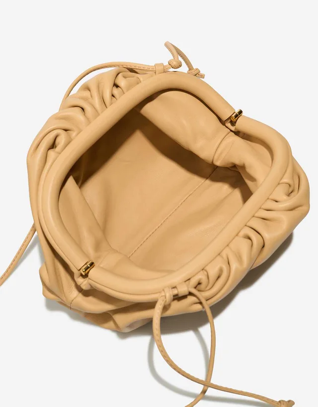 Bottega Veneta Pouch Mini Lamb Beige in Beige Lambskin from SACLÀB, photo 8 of 8