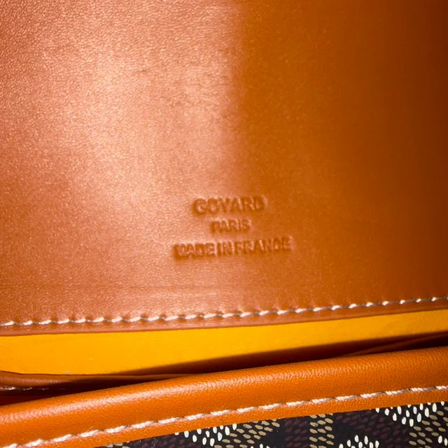 Goyard Men's Crossbody bags - Black/Brown in black|brown|red from Depop, photo 3 of 5
