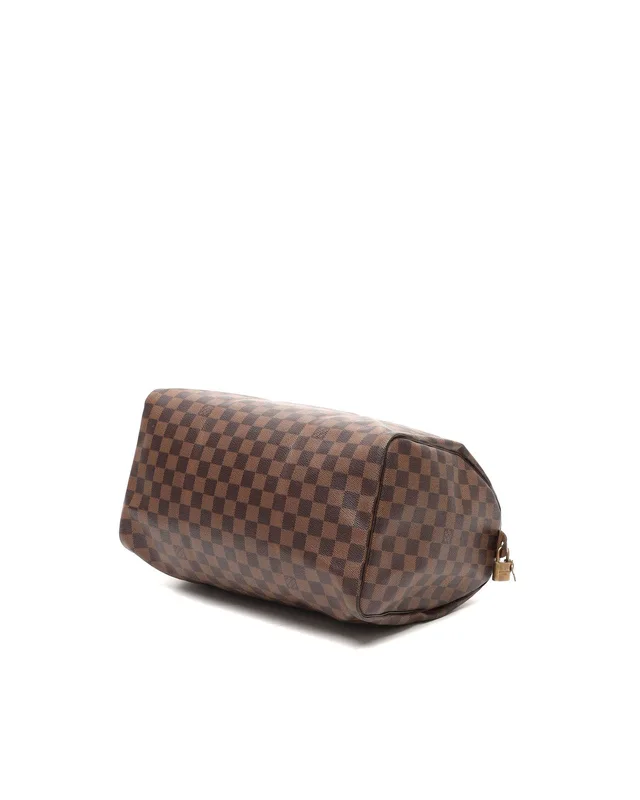 Louis Vuitton Damier Ebenne Speedy 35 Bag in Canvas from A Retro Tale, photo 5 of 8