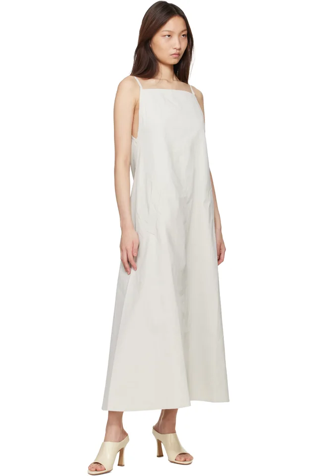 Studio Nicholson Beige Chrono Maxi Dress, photo 4 of 4 from SSENSE
