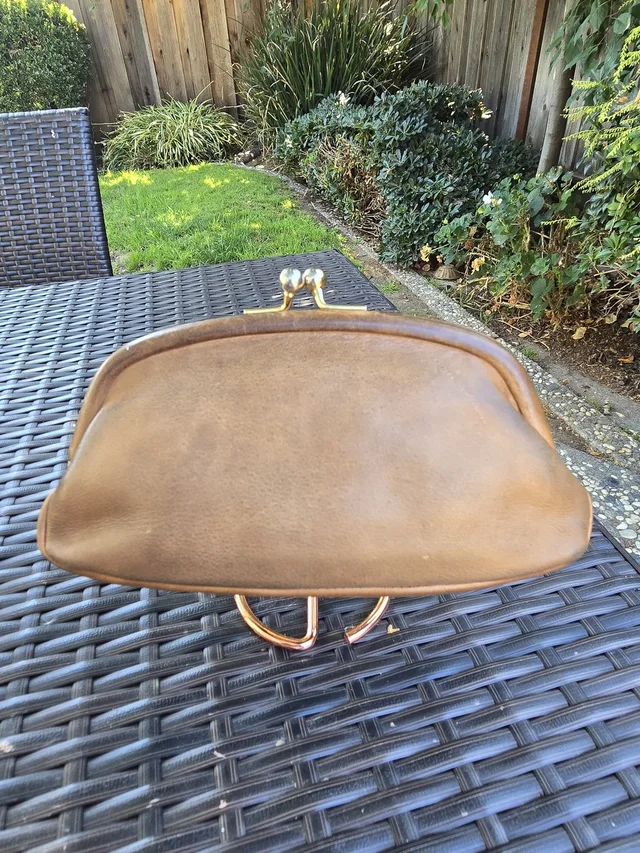 Coach Vintage Kisslock Utility Purse 7160 in neutral|brown Leather from Poshmark