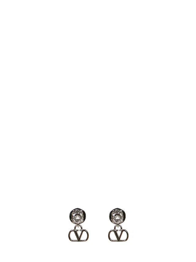 Valentino Garavani Earrings — Silver Brass in Silver from HEWI