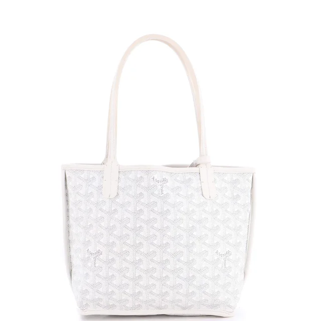 Goyard Mini Anjou Reversible Tote Coated Canvas in white Coated canvas from Poshmark, photo 1 of 1