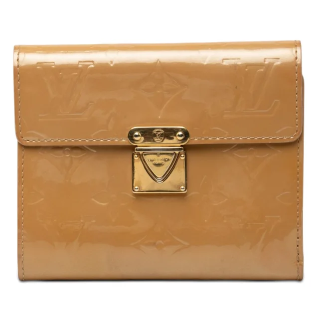 Beige Louis Vuitton Monogram Vernis Koala Wallet Small Wallets in Beige from Designer Revival, photo 1 of 1