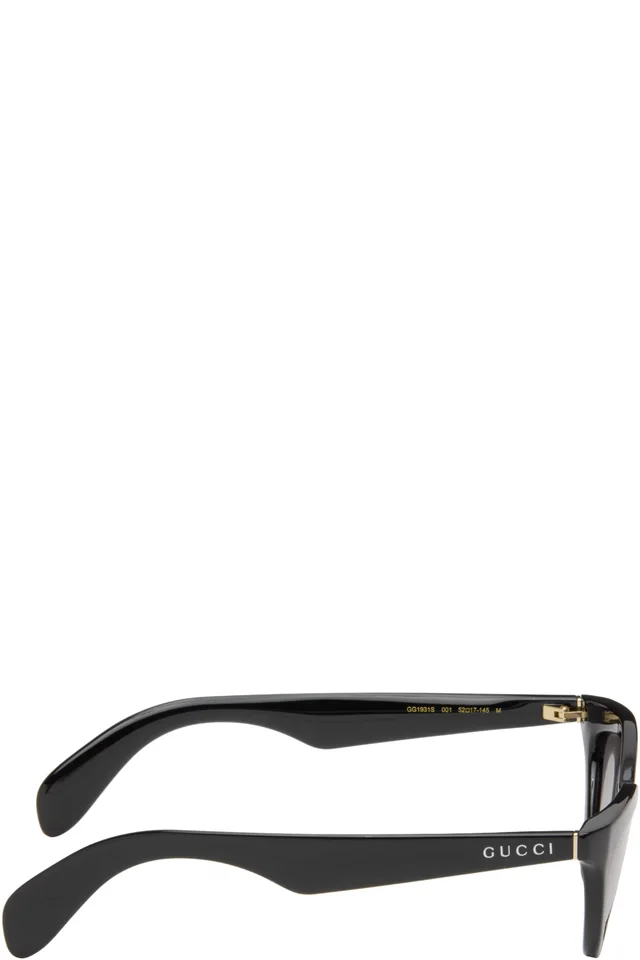 Gucci Black Cat Eye Sunglasses, photo 2 of 4 from SSENSE