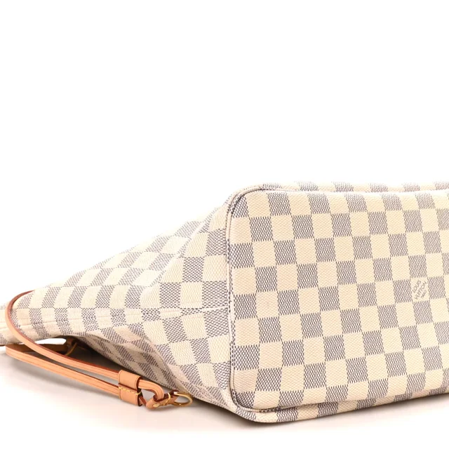 Louis Vuitton Damier Azur Neo Neverfull MM in Canvas from FASHIONPHILE, photo 9 of 10