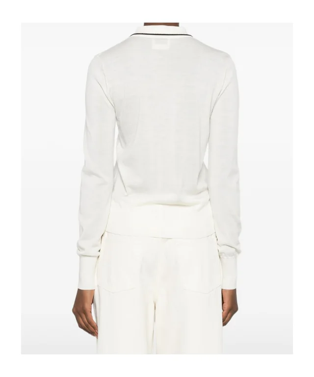 Forte Forte ruffled-trim polo top, photo 4 of 5 from SENSER