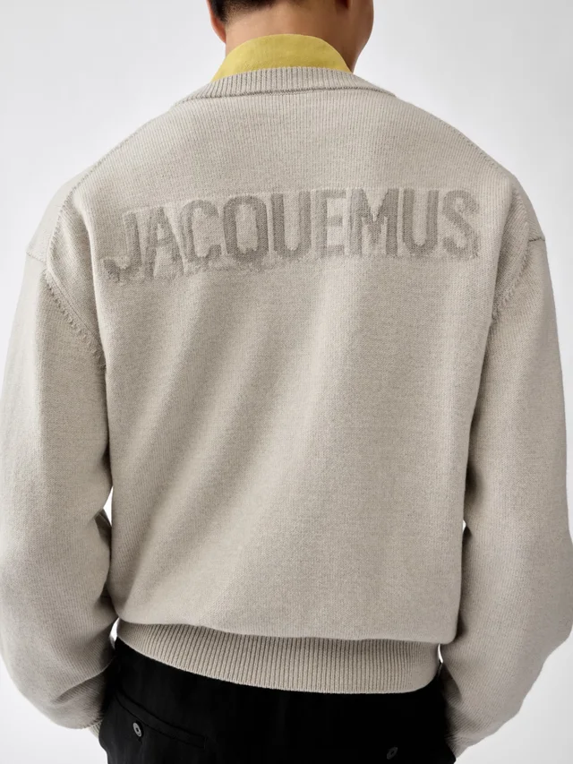 Jacquemus Le Cardigan Moulin Logo Cardigan, photo 3 of 6 from SENSER