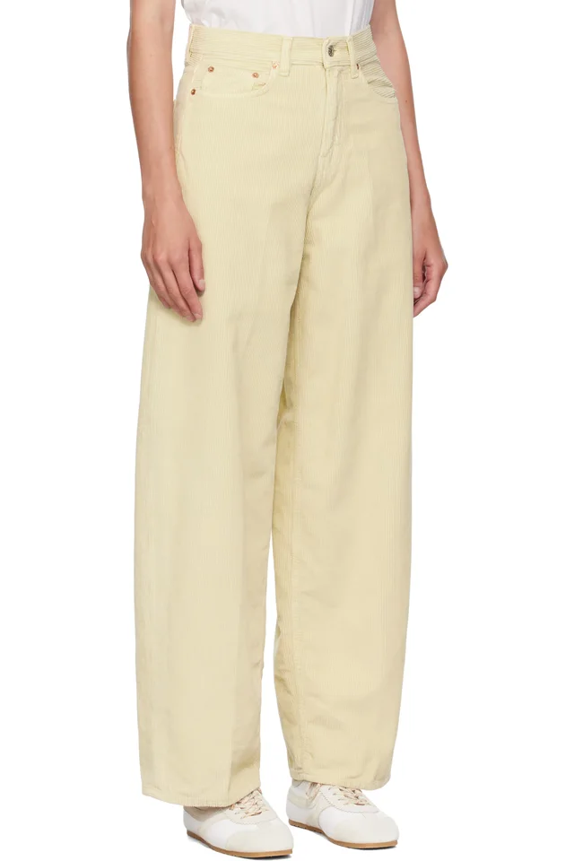 6397 Beige Loose Roomy Trousers, photo 2 of 2 from SSENSE