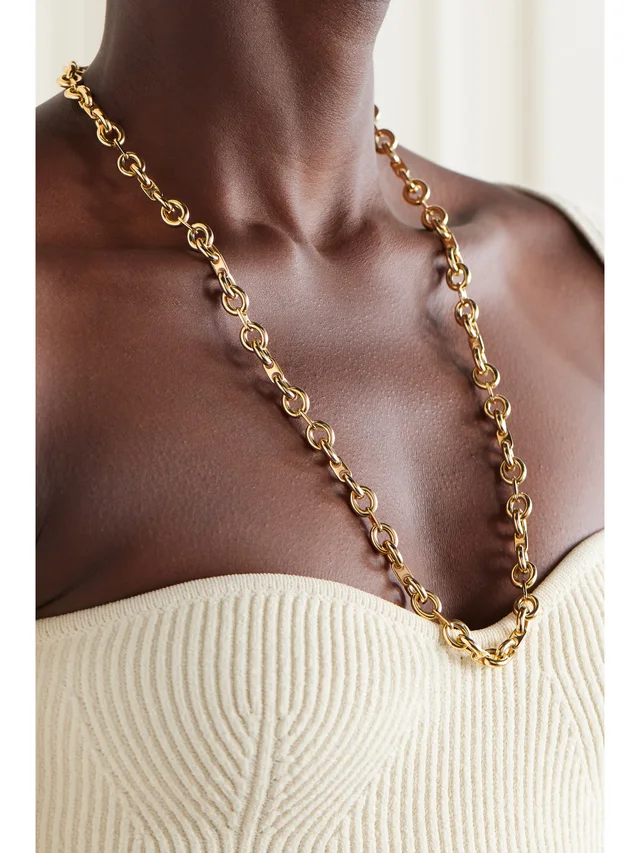 LAUREN RUBINSKI 14-karat gold chain necklace in Metallic, photo 2 of 2 from NET-A-PORTER (Canada)