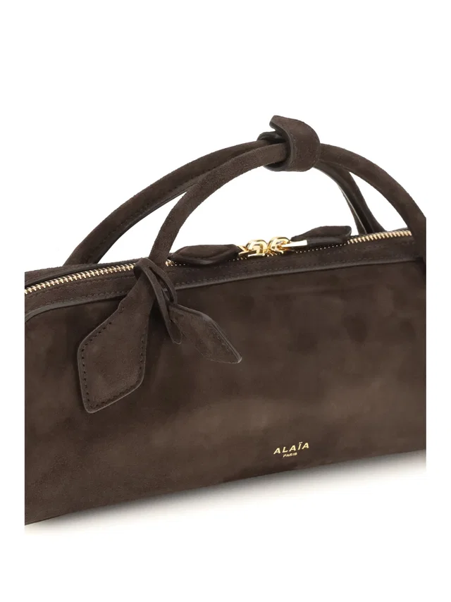 Alaïa Clutch — Brown Calf Leather in Brown Calfskin from HEWI