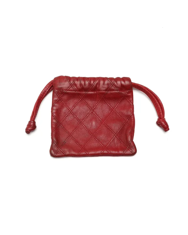 Chanel Coco Mark Drawstring Pouch from A Retro Tale, photo 2 of 2