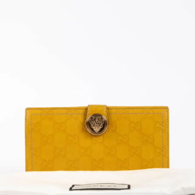 Gucci Guccissima Crest Wallet in Yellow Leather from Labellov, photo 2 of 4