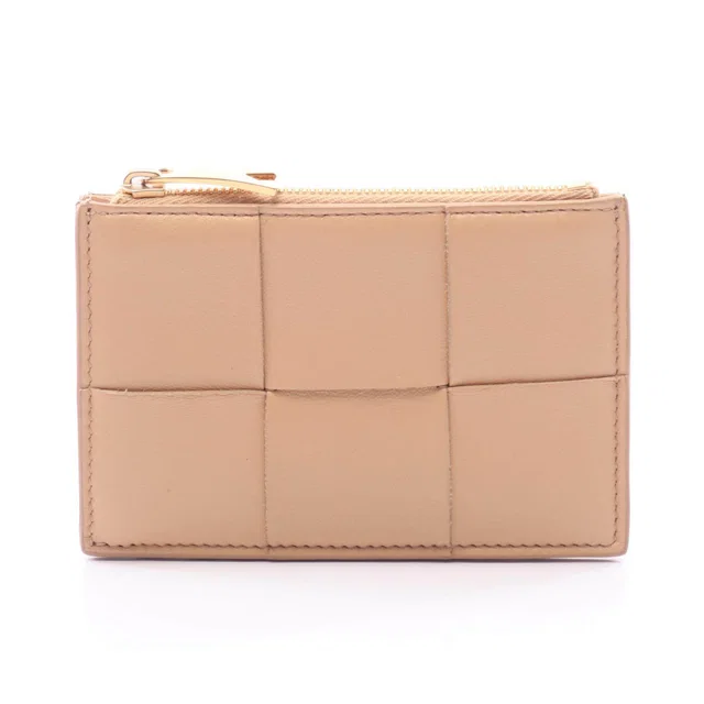 Bottega Veneta Cassette Leather Card Case in Leather from LuxUness