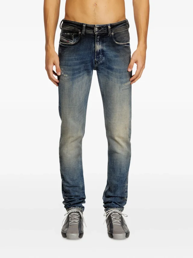 Diesel skinny jeans low waist 1979 Sleenker in Blue, photo 3 of 5 from FARFETCH