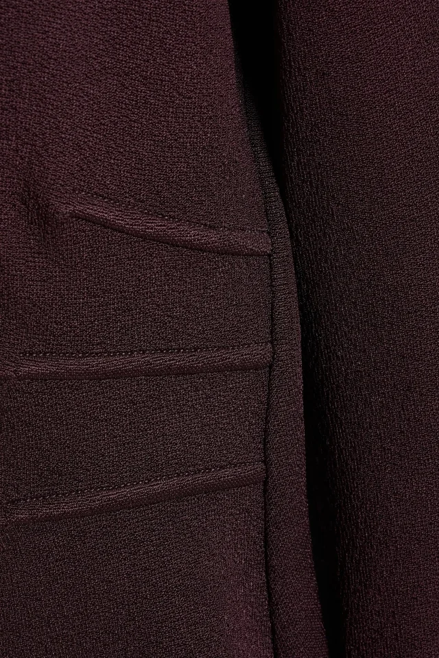 Jil Sander Crepe Long-Sleeved Top in Purple, photo 4 of 4 from THE OUTNET