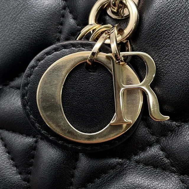 Dior Book Tote Mini Macro Cannage BlackS5573OWHP Calf Leather in Calfskin from GALLERY RARE, photo 15 of 17