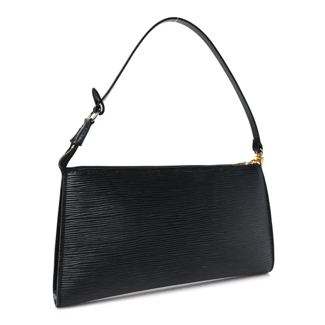 Louis Vuitton Epi Pochette Accessories 24 Black in Black Leather from FASHIONPHILE, photo 3 of 10