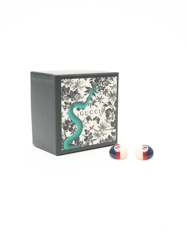 Gucci GG Sylvie Earrings in Resin from A Retro Tale, photo 2 of 4