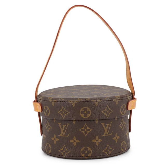 Louis Vuitton Tea ceremony utensil case, Handbag, Special Order Brown Monogram in Brown Leather from GALLERY RARE
